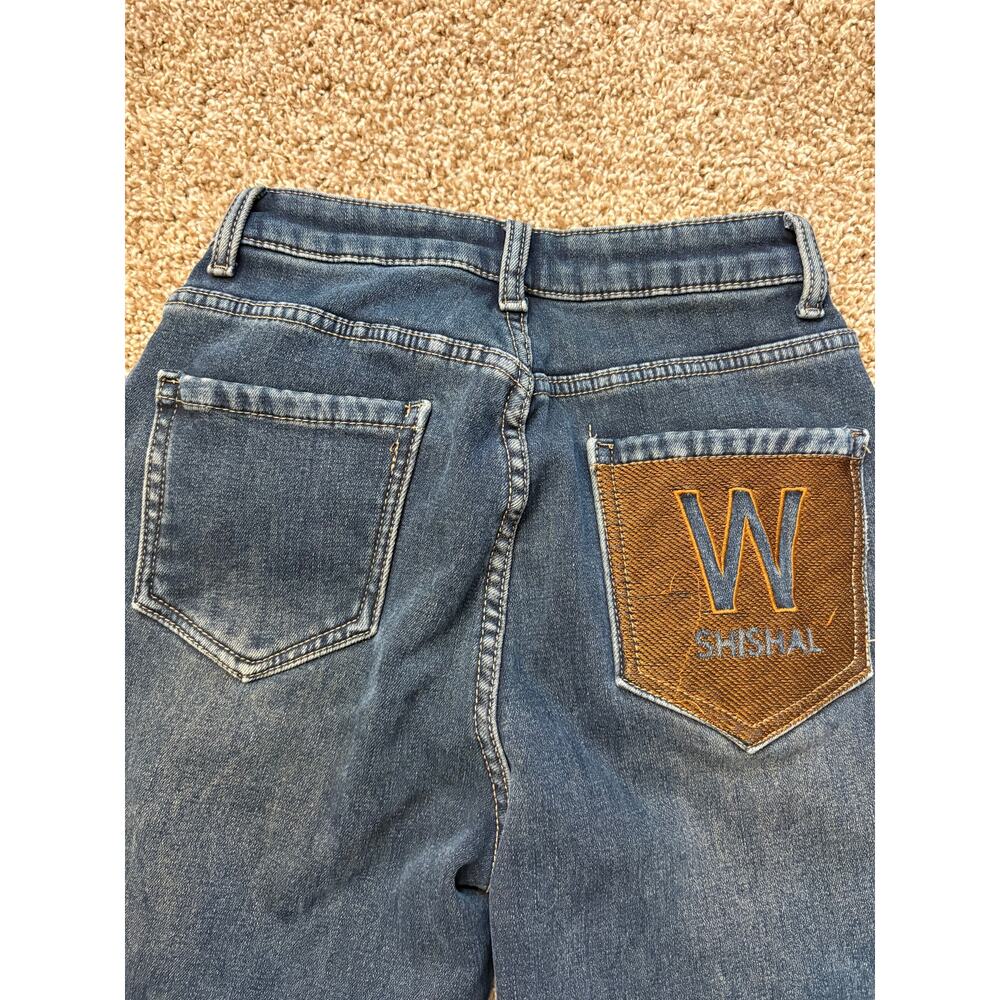 Shishal Fleece Lined High Waisted Denim Jeans Womens Size Small